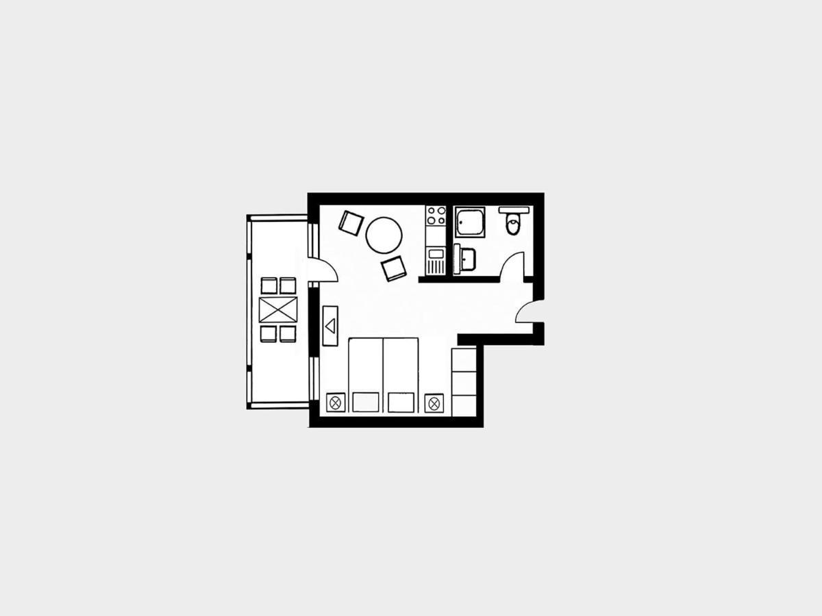 Strandvillen Binz - 1-Raum-Ferienwohnung Mit Balkon Sv-554 외부 사진